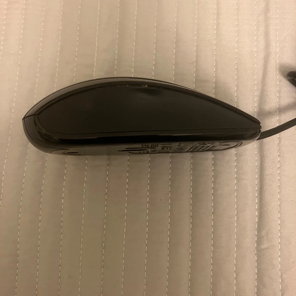 HP USB 3 Button Optical Mouse Wired Black Finish Part Number (KY619AA)